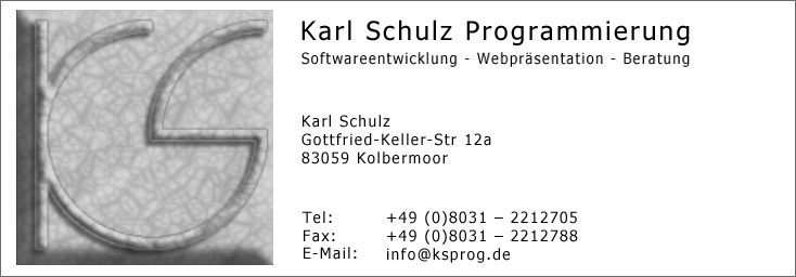 Karl Schulz Programmierung